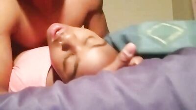 Submissive black ho banged doggy style