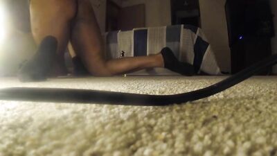 Horny wife sucking and fucking at home