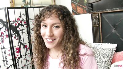 Liv Revamped in Bed with Black Panties