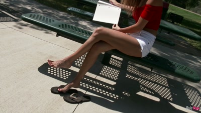 Dava Foxx Outdoor Solo Tease