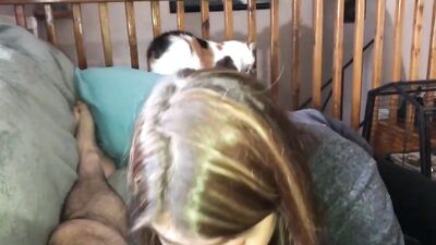 Skinny Granny with Hairy Pussy Anal Quickie Creampie