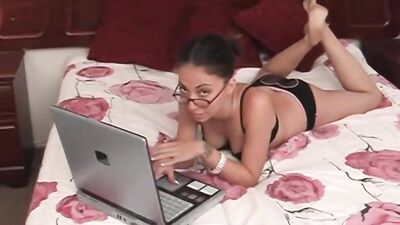 Veronica Teases Herself for the Camera Part 1