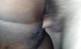 Interracial close up sex